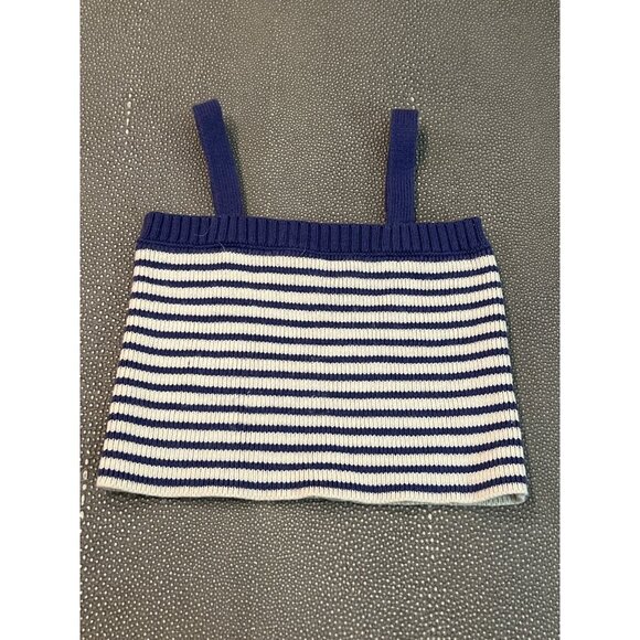 Misha & Puff Violet and Cream Striped Tank 12/18 EUC - Picture 1 of 3